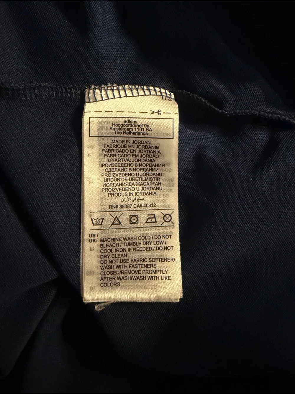 Adidas Men's Performance Polo Shirt Size Large Navy Blue $25 GUC
